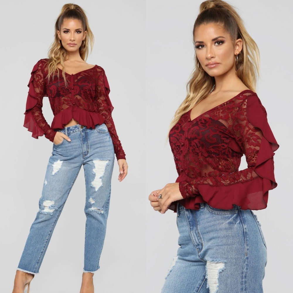 FREE WITH PURCHASE! | Fashion Nova Lace Top 🥀